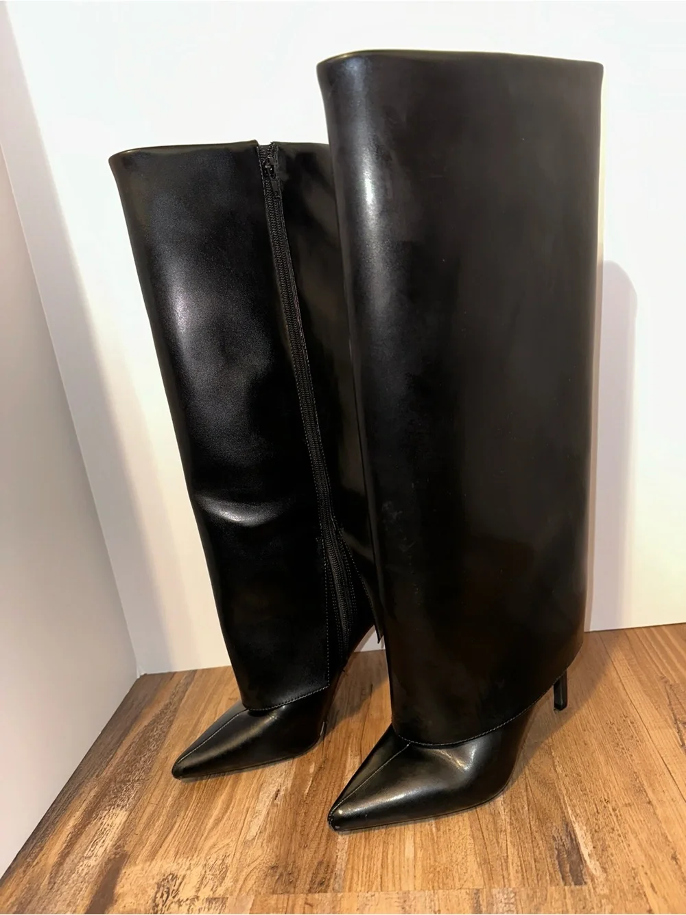 I.N.C. International Concepts Skylar Wide-Calf Fold Over Cuffed Knee High Boots